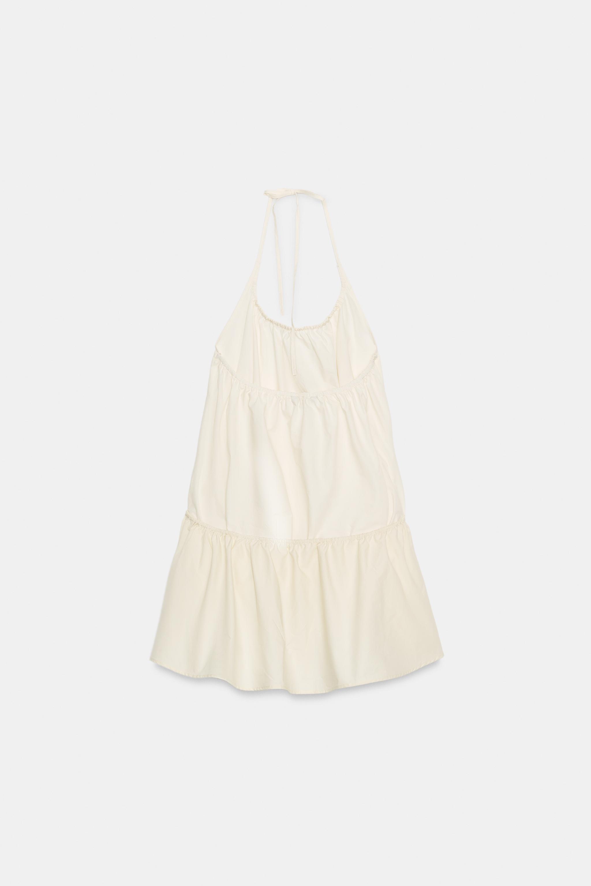 NYLON HALTER DRESS